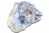Sparkly Blue Chalcedony Pseudomorph after Anhydrite - Peru #372693-1